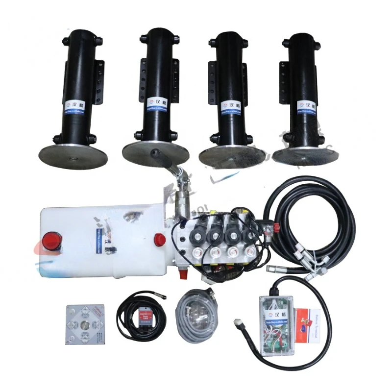 12 volt dc self levelling jacks kit hydraulic cylinder automatic hydraulic leveling camping cars