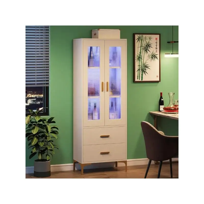 Storage Cabinet with Shelves for Books and Organizational Needs