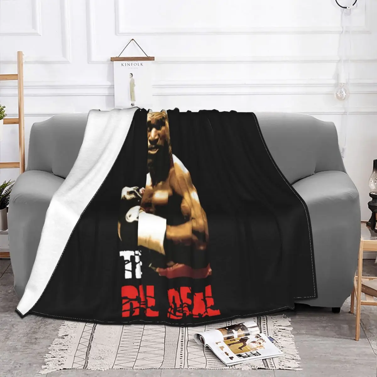 Evander Holyfield Real Deal Boxing Baseball Baseball Hats Women Men Pure Gift Throw Blanket