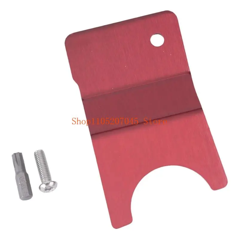 37cd Red Pickup Rear Gate Hinge Security Plate, Stainless Steel Cover Formed for 2024 2025 2026+ the Hinge Area with No-Cut