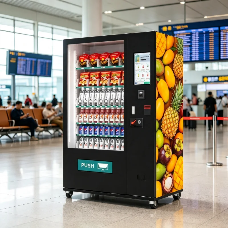 Coin Operated Snack Drink Vending Machine Hot New Custom Retail Equipment Stable Dispensing For Global Commercial Vendors