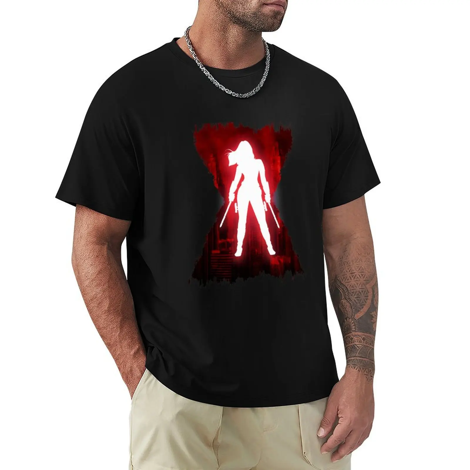 The Widow Natasha| Perfect Gift T-Shirt Casual Everyday Short Sleeve T-Shirt