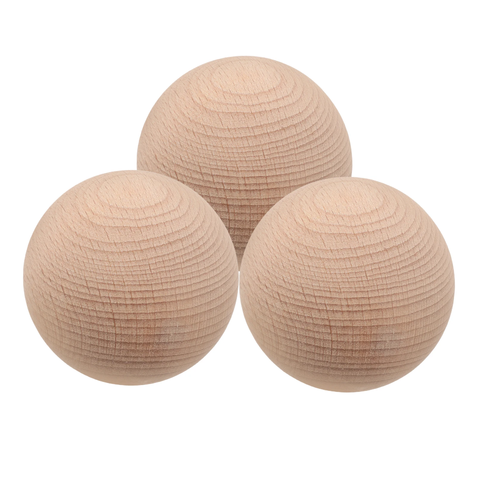 

3pcs Golf Croquet Ball Set Beech Wood Outdoor Lawn Family Gathering Bocce Rolling Ball Practice Adult Sport Tool