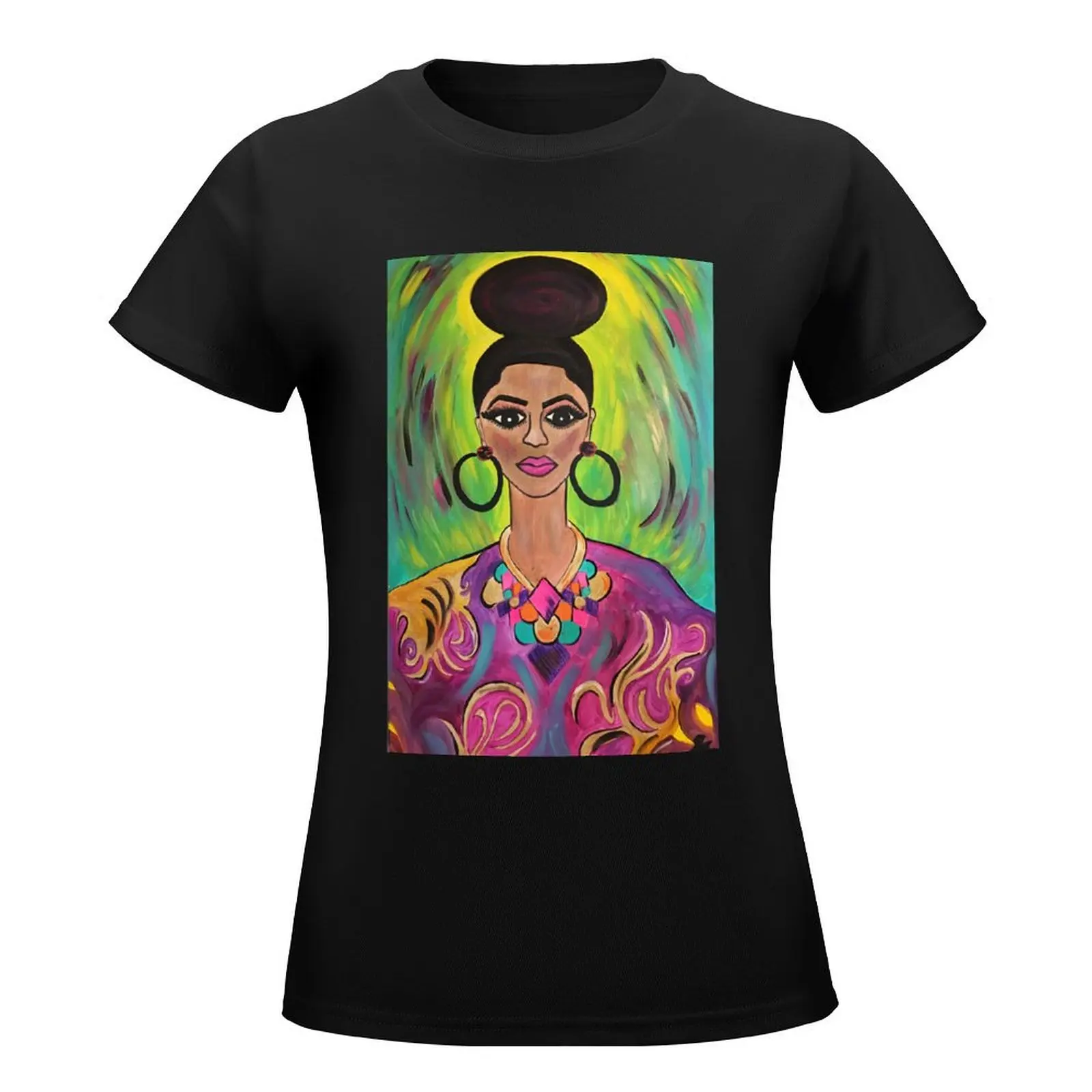 Queen Imani- Her Faith Moved Mountains T-Shirt anime clothes tops graphics cute tops tshirts for Women