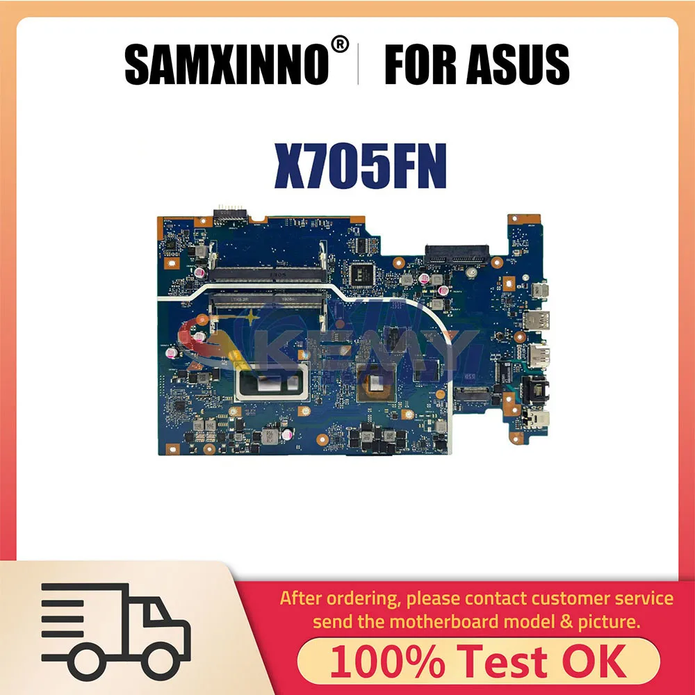 

Notebook Mainboard For ASUS VivoBook X705FN X705F N705FN M705F Laptop Motherboard i3 8145U i5 8265U i7 8565U GPU MX150 V2G