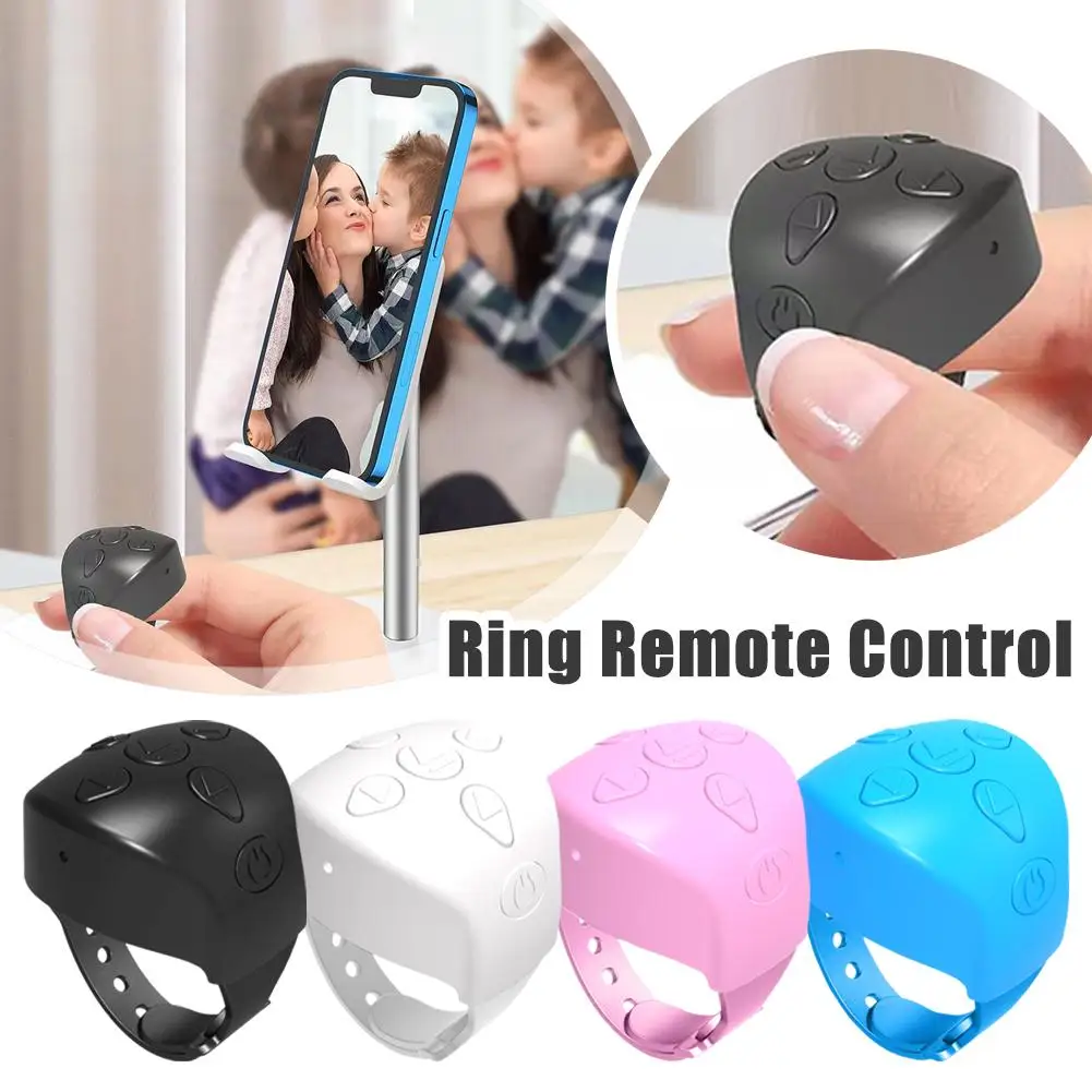 Finger Remote Control Mobile Phone Video Remote Control Selfie Stick Camera Bluetoothcompatible