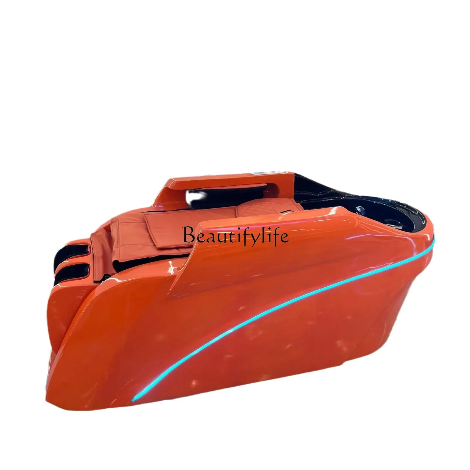 

FG10Automatic intelligent electric shampoo bed Barber shop Hair constant temperature flushing head treatment Fumigation bed