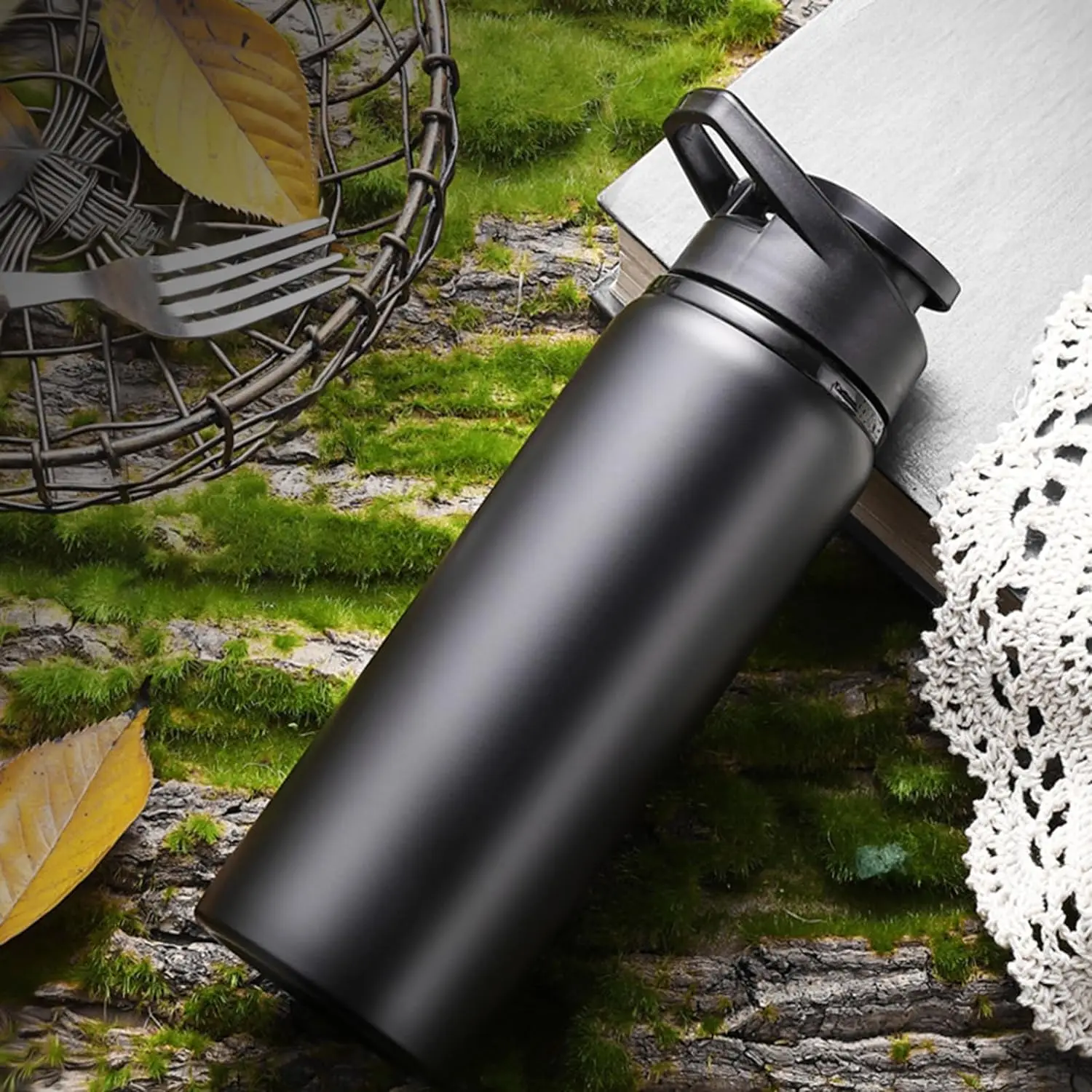 Sports Water Bottle for Men Women Leak Proof Sports Water Flask Fitness Drinking Bottle Sports Outdoor Recreation Accessories