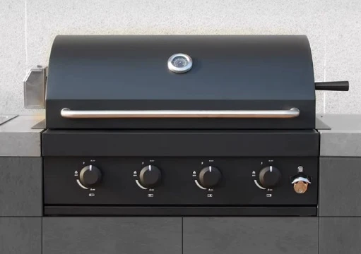 Embedded barbecue stove, outdoor charcoal barbecue platform, villa courtyard barbecue grill, smokeless custom-made product