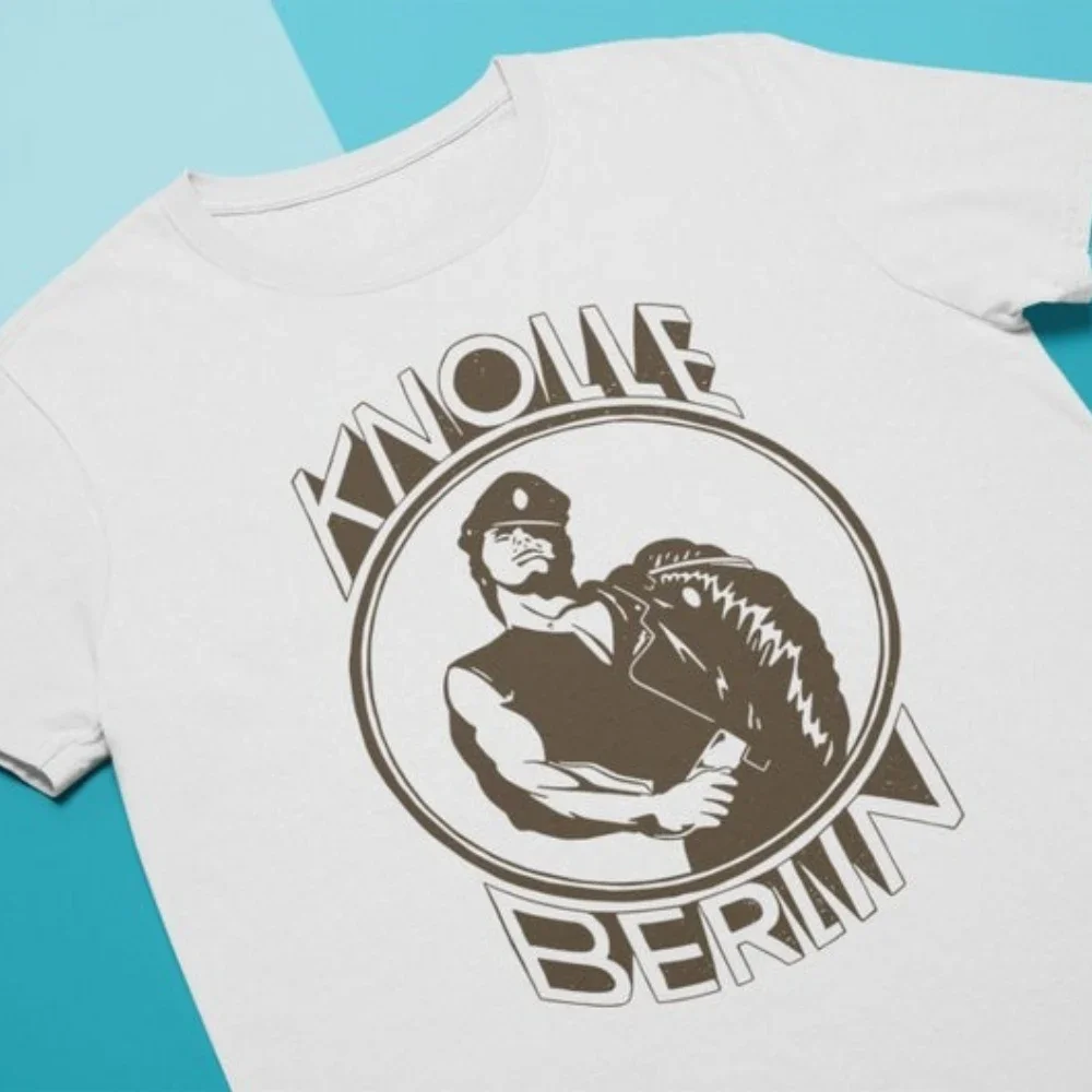 Knolle Berlin T-Shirt Vintage LGBT Pride Club Woman Man Cotton Graphic T Shirts Vintage Fashion Casual Outdoors Short-sleev