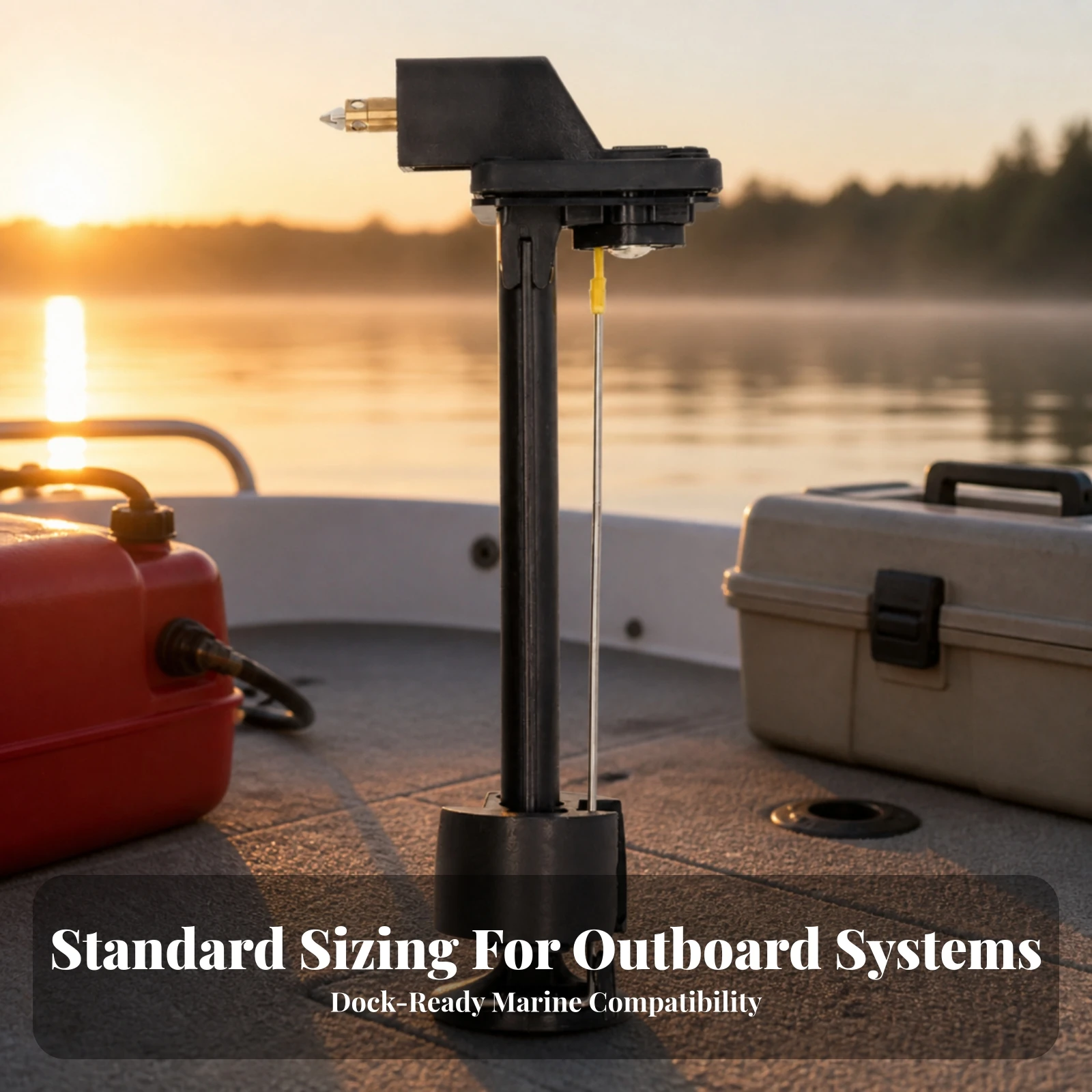 Marine Fuel Sending Unit Vertical Boat Fuel Tank Sending Unit Plastic Long-Lasting