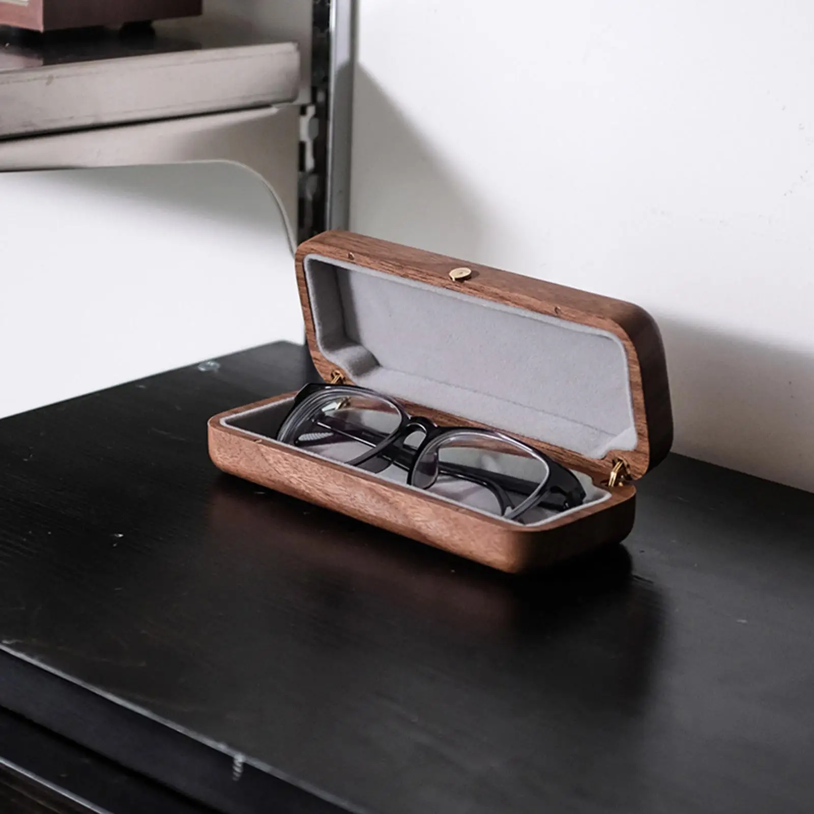 

Wooden Glass Box Compact Sunglasses Box Organizer Case for Sunglasses Eye Wear glasses Gifts