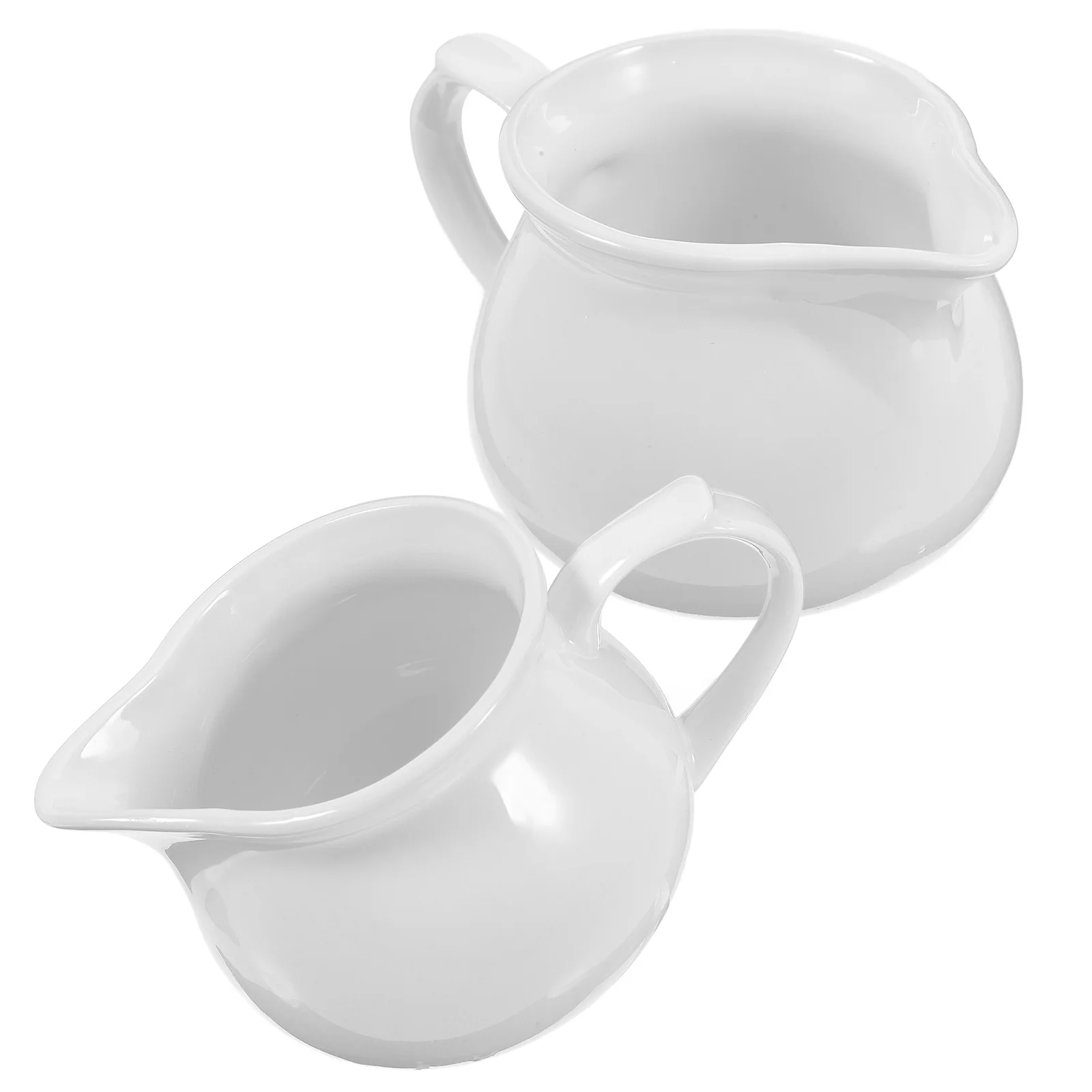 

2Pcs Premium Ceramic Coffee Latte Cups Sauce Containers for Dressing Gravy Sauces Ceramic Gravy Boat Sauce Cup