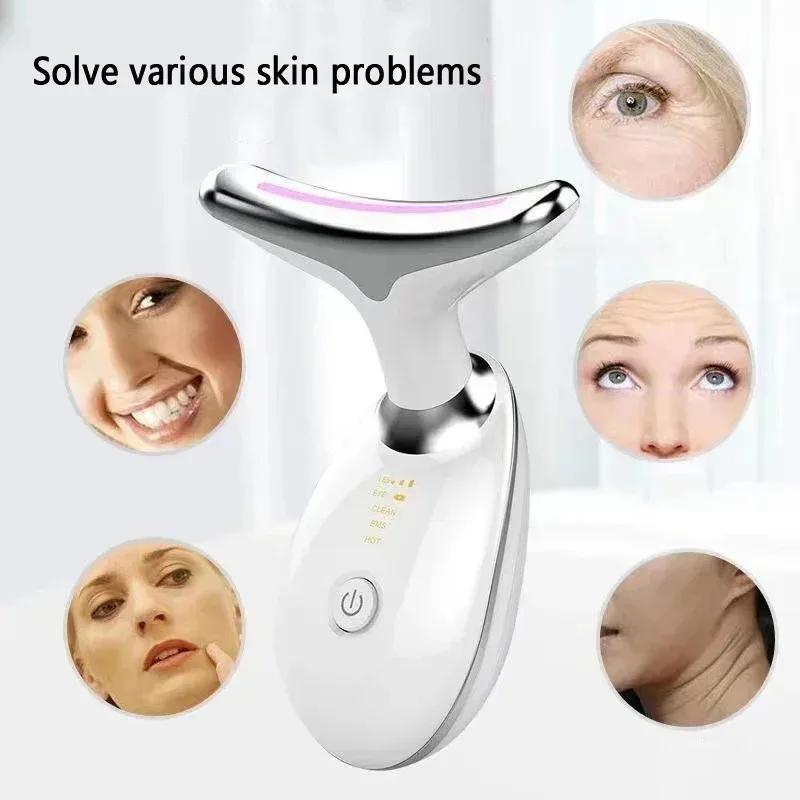 3 in1 massaggio facciale strumento di bellezza portatile ricarica USB multifunzionale cura della pelle viso sottile rassodante lifting viso massaggiatore domestico