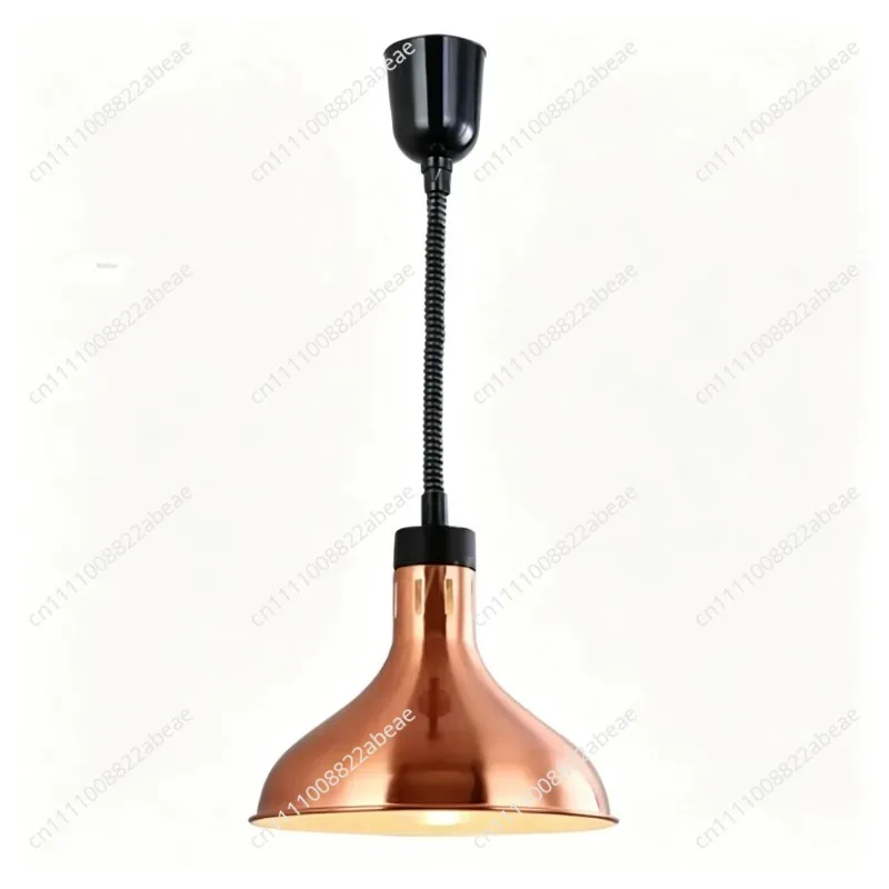 Suitable Foretractable Insulation Lamp Single Head Liftable Hanging Type Food Buffet Barbecue Lamp Food Heating Chandelier