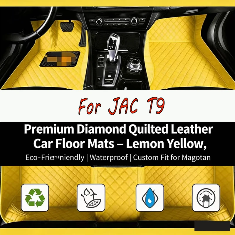 

Custom Car Floor Mats For JAC T9 2021 2022 2023 2024 2025 Auto Automobile Interior Accessories