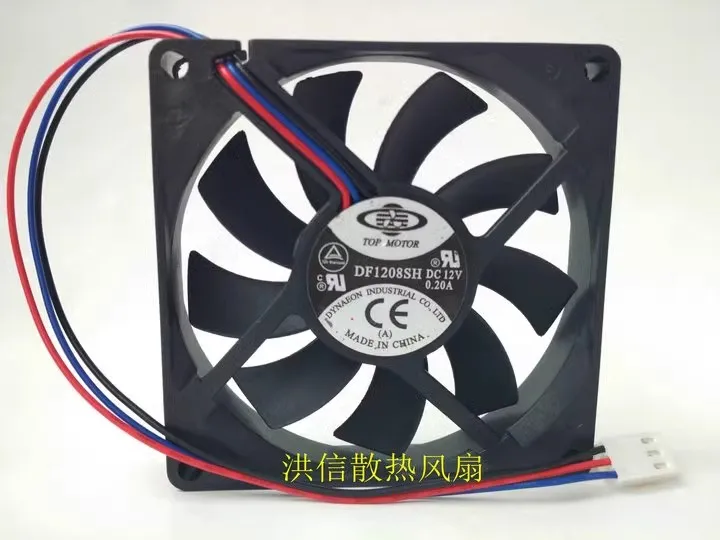 Free shipping original TOP MOTOR 8015 DF1208SH DC12V 0.20A power supply case silent cooling fan