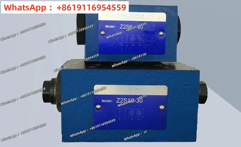 Stacked hydraulic control check valve Z2S6-40B Z2S10-40 Z2S16 pressure retaining valve Z2S22 A