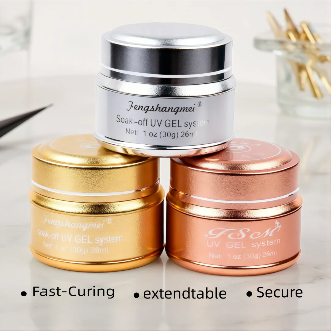 

Premium Extended Gel Nail Salon-Grade Formula, Fast-Curing UV/LED, Non-Toxic, Ideal for Durable, Natural-Looking Nail Extensions