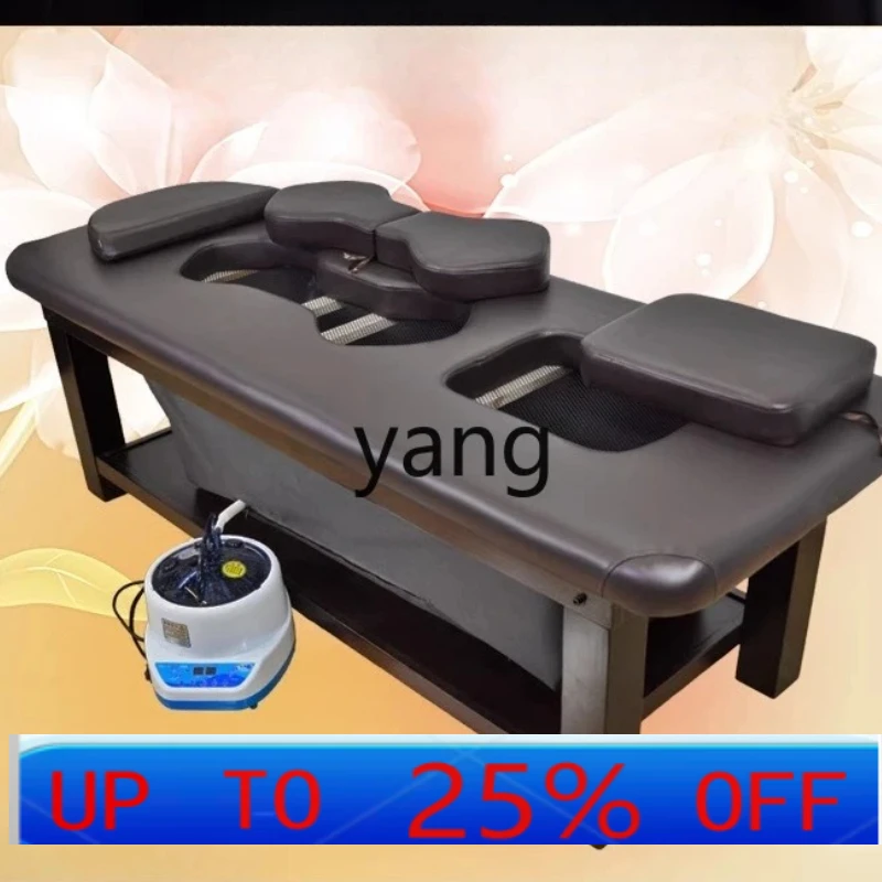 LTT solid wood fumigation bed special for beauty salons, enlarged and widened partial fumigation steam bed