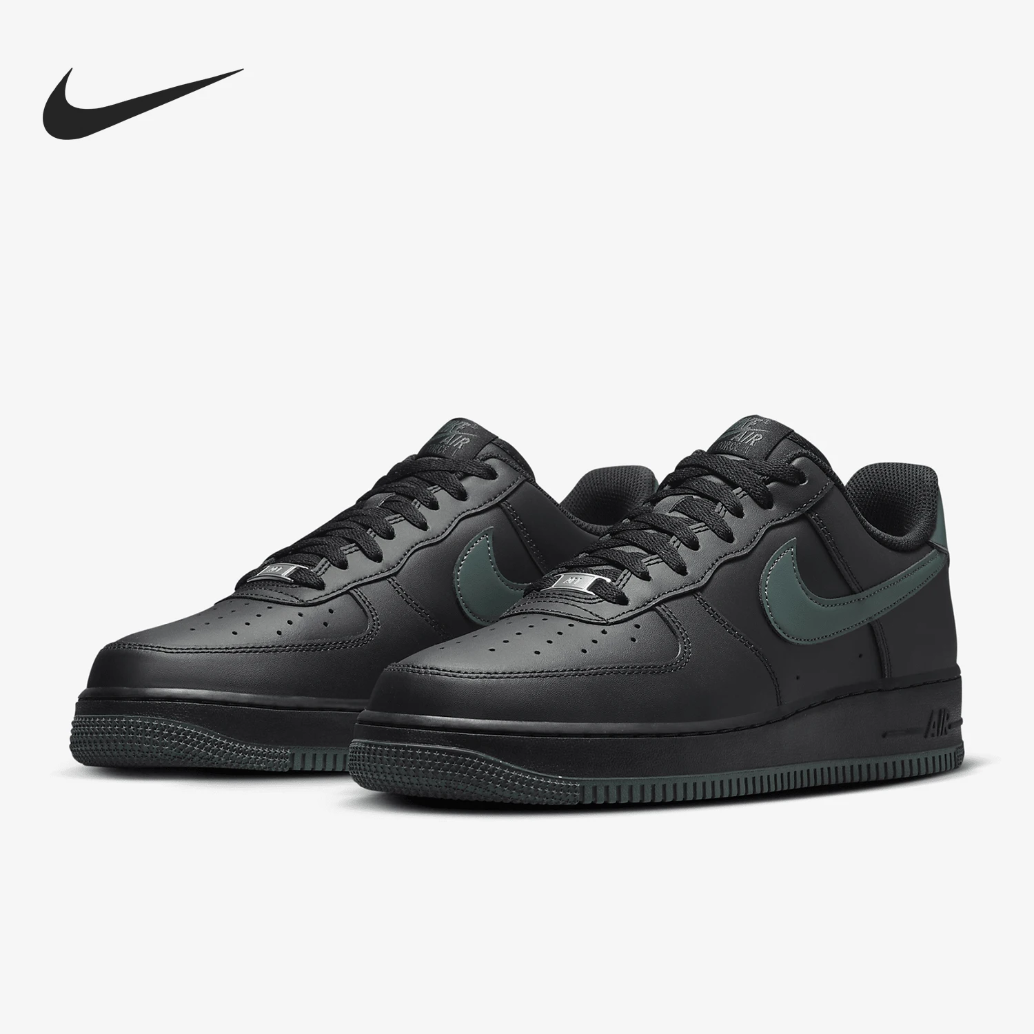 

Nike Air Force 1 07 Men's Casual Sneakers Soft Comfortable Non-slip And Durable Low-top Sneakers In Black FJ4146-001