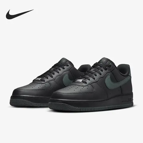 Nike Air Force 1 07 Men's Casual Sneakers Soft Comfortable Non-slip And Durable Low-top Sneakers In Black FJ4146-001