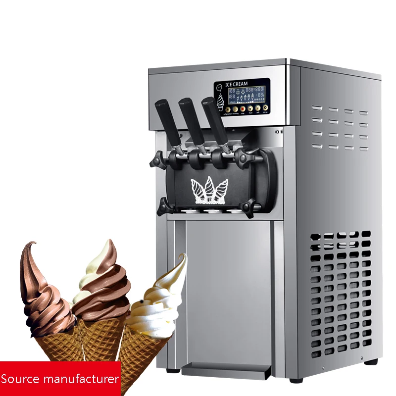 Commercial Single Heads Ice Cream Machine 220V/110V Mini One Flavour Soft Ice Cream Machine