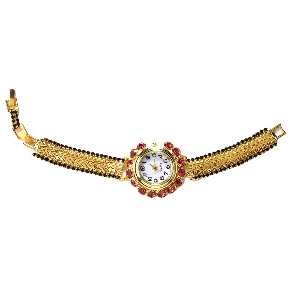 Роскошные женские часы, золотой браслет, кварцевые часы, женские модные часы из сплава со стразами, женские часы-браслет, платье, наручные часы, подарок