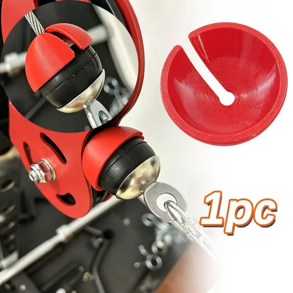 1pc Fitness Rope Machine Pulley Stop Ball Protective Cover Fitness Equipment Accessory Used For Pulley System Replacement