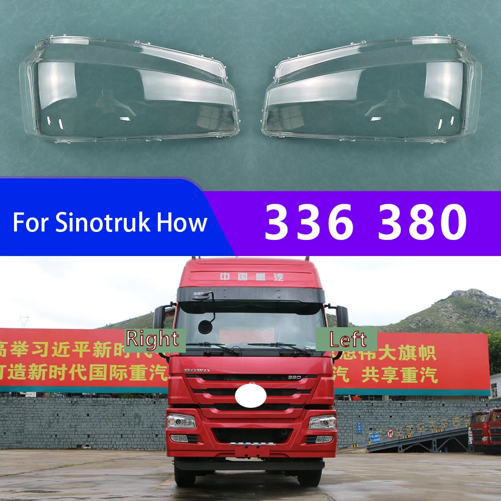 

For Sinotruk Howo 336 380 Front Headlight Shell Transparent Headlamp Cover Lamp Shade Plexiglass Replace Original Lampshdade