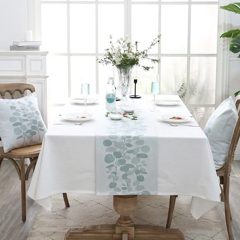 New Chinesestyle tea table runner high-end Chinesestyle middle long tea table mat cloth tea room tea table tea table tea table t