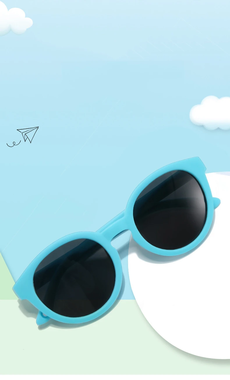 Baby-Sonnenbrille für 0–5 Jahre, Outdoor-Augenschutz und Sonnenschutz, polarisierte Silikon-Sonnenbrille für Kinder 23067 – Detail 1