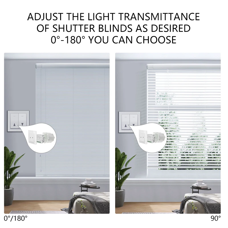 Tuya WiFi Curtain Switch Module - Smart Control for Electric Roller Shutter Blind Motor (Alexa/Google Home/Alice Supported view 2