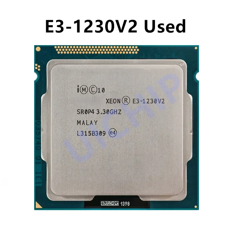 100% Original XEON E3-1230V2 processor 3.30GHZ Quad-Core E3-1230 V2 8M 1600MHz LGA1155 TPD 69W CPU  E3 1230V2