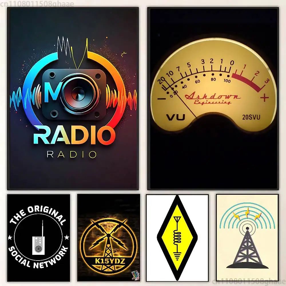 

Amateur Radio Classic Wall Art, Canvas Print Poster, Suitable for Home, Living Room, Room Decoration Painting