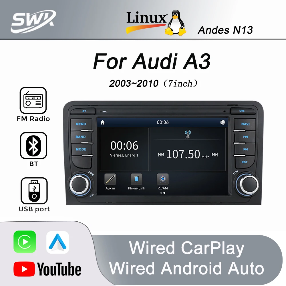 “7 For Audi A3 Linu…