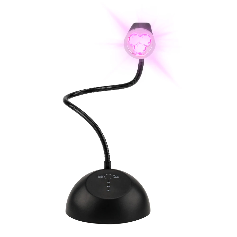 2025 Salón de manicura profesional 18W secador de uñas recargable portátil de escritorio Mini UV Led lámpara de uñas de dedo