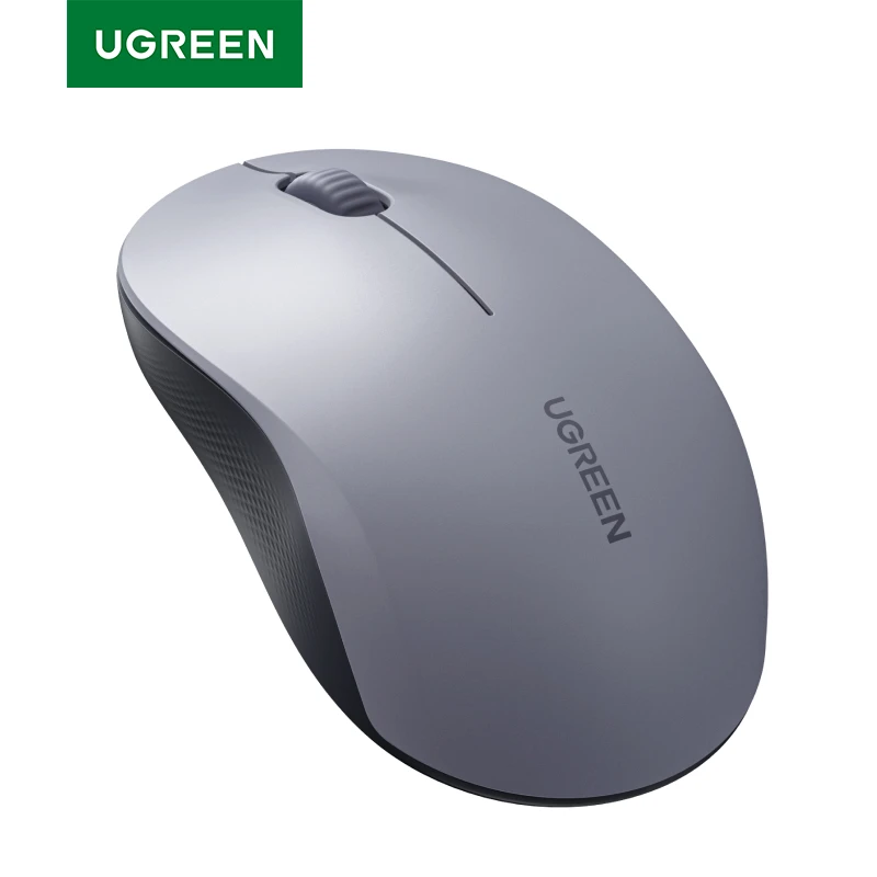 

Беспроводная мышь UGREEN, двойной режим 2,4G и Bluetooth, 4 уровня, регулировка 4000 точек на дюйм, бесшумный щелчок, портативная эргономичная мышь для ноутбука