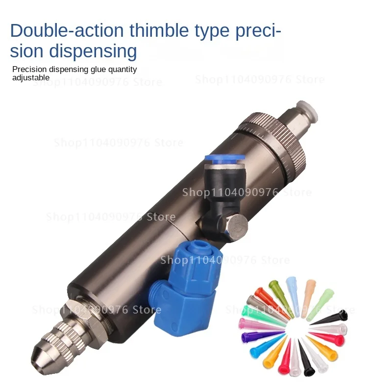 Fine-tunable dispensing valve with scale adjustment thimble type glue valve Precision high viscosity dispensing valve RB-Y25