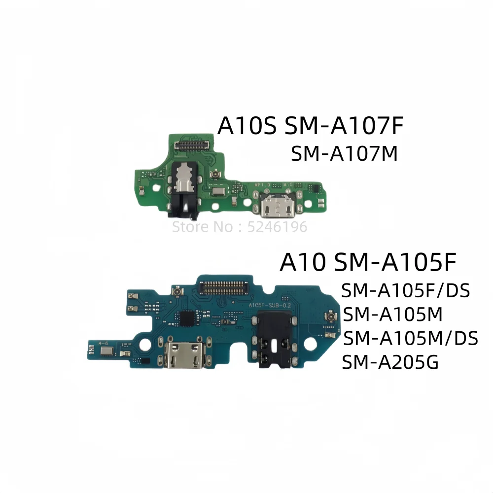 1pcs USB Charging Port Base Connector For Samsung Galaxy A10 SM-A105F SM-A105F/DS SM-A105M SM-A205G A10S SM-A107F SM-A107M M15