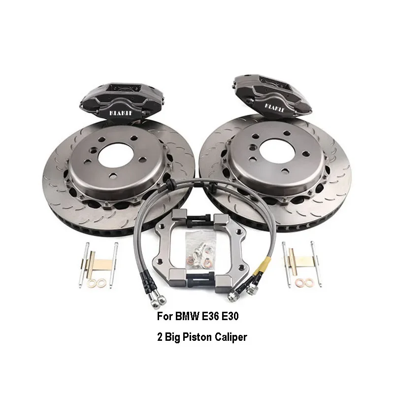 KLAKLE Racing Disc Brakes Front Rear Wheel Car Brake Kit 7700 For  E36 E30 E39 E39 E46 E90 E91 E92