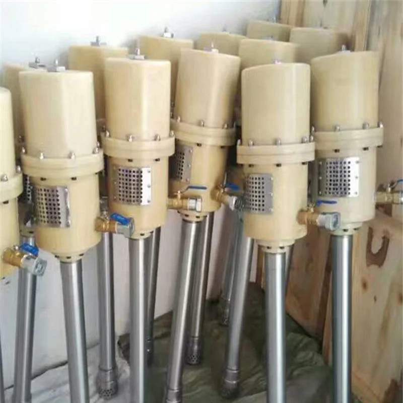 Vertical Insert Rod Pneumatic Grouting Pump Explosion-Proof Air Powered Cement Slurry Injection Pump for Underground Mine Tunnel