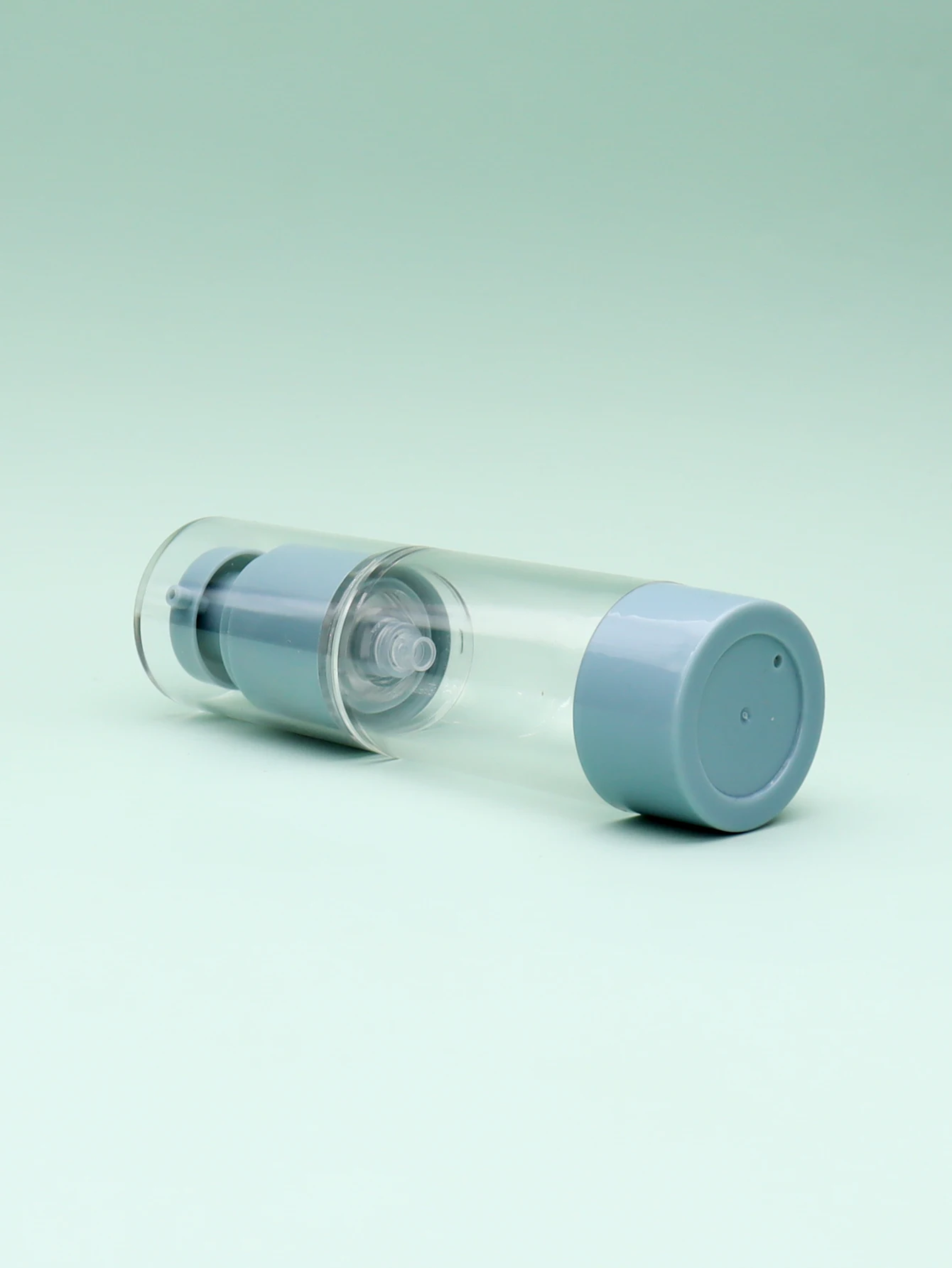 24PCS 15ml 30ml 50ml Blauw Airless Lotion Pomp Flessen 1oz Airless Lotion Dispenser voor Hervulbare cosmetische Containers