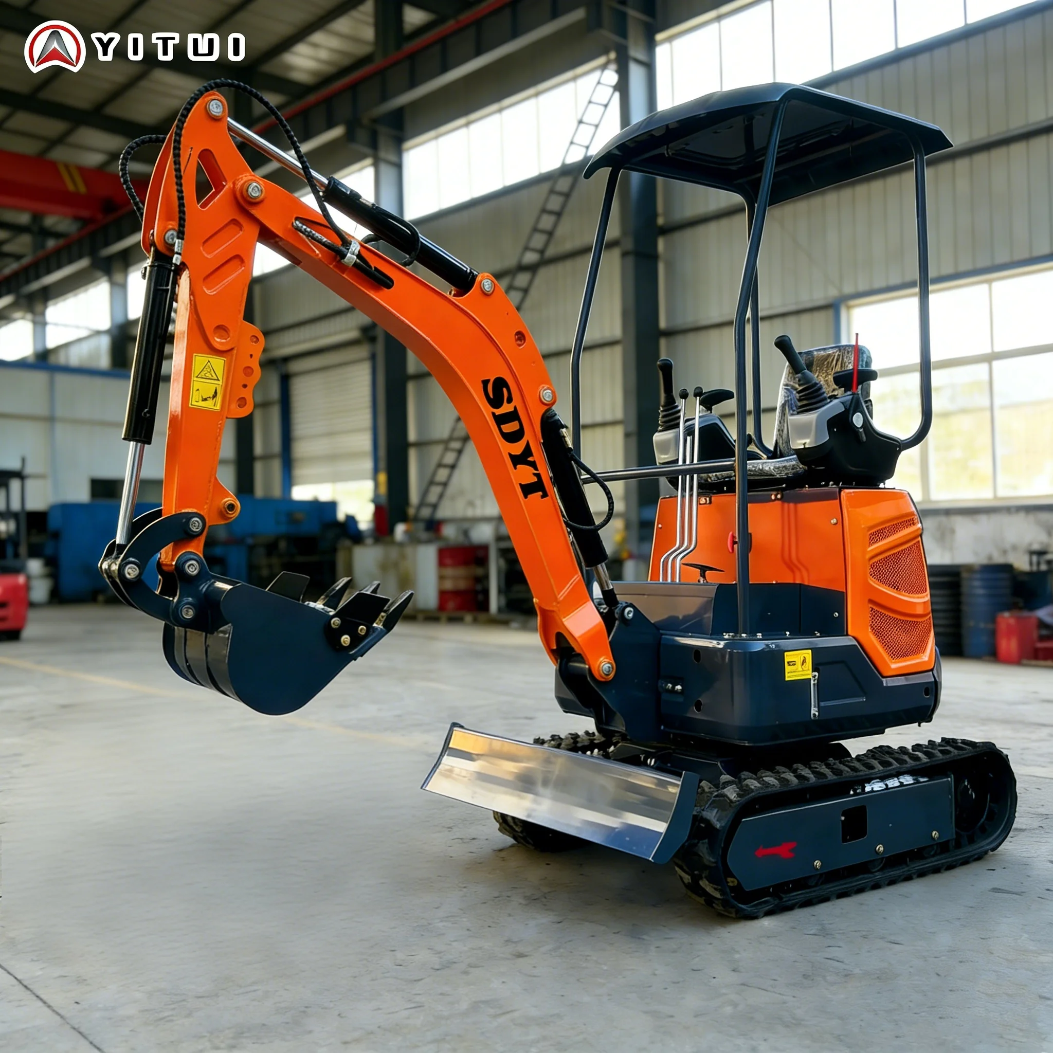 Customized 2.0t Mini Excavator With Powerful Engine High Working Efficiency Low Noise CE Approved Mini Digger