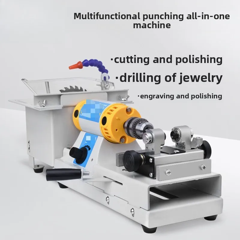 Multifunctional table mill Jade cutting machine Drilling grinder Engraving machine Bead polishing machine Beeswax