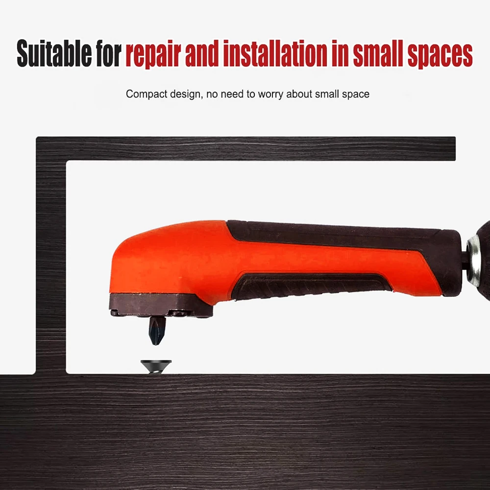 Right Angle Attachment Electric Screwdriver Repair 90 Degree Corner Device Screwdriver Socket Adapter Drill Bit Corner Adapter