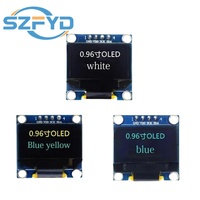 0.96 inch IIC Serial Yellow Blue White OLED Display Module 128X64 I2C SSD1306 12864 LCD GND VCC SCL SDA 0.96\
