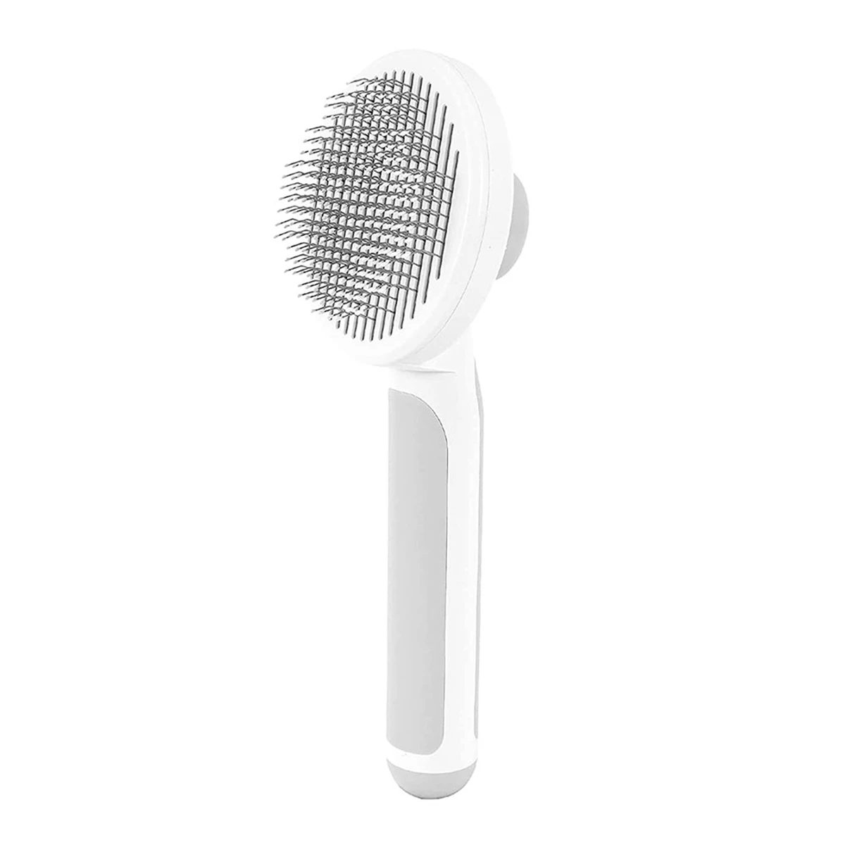 Pet Supplies Round Head Pet Comb Cat Comb Stainless Steel Needle Dog Hair Removal Brush Self-Cleaning Comb