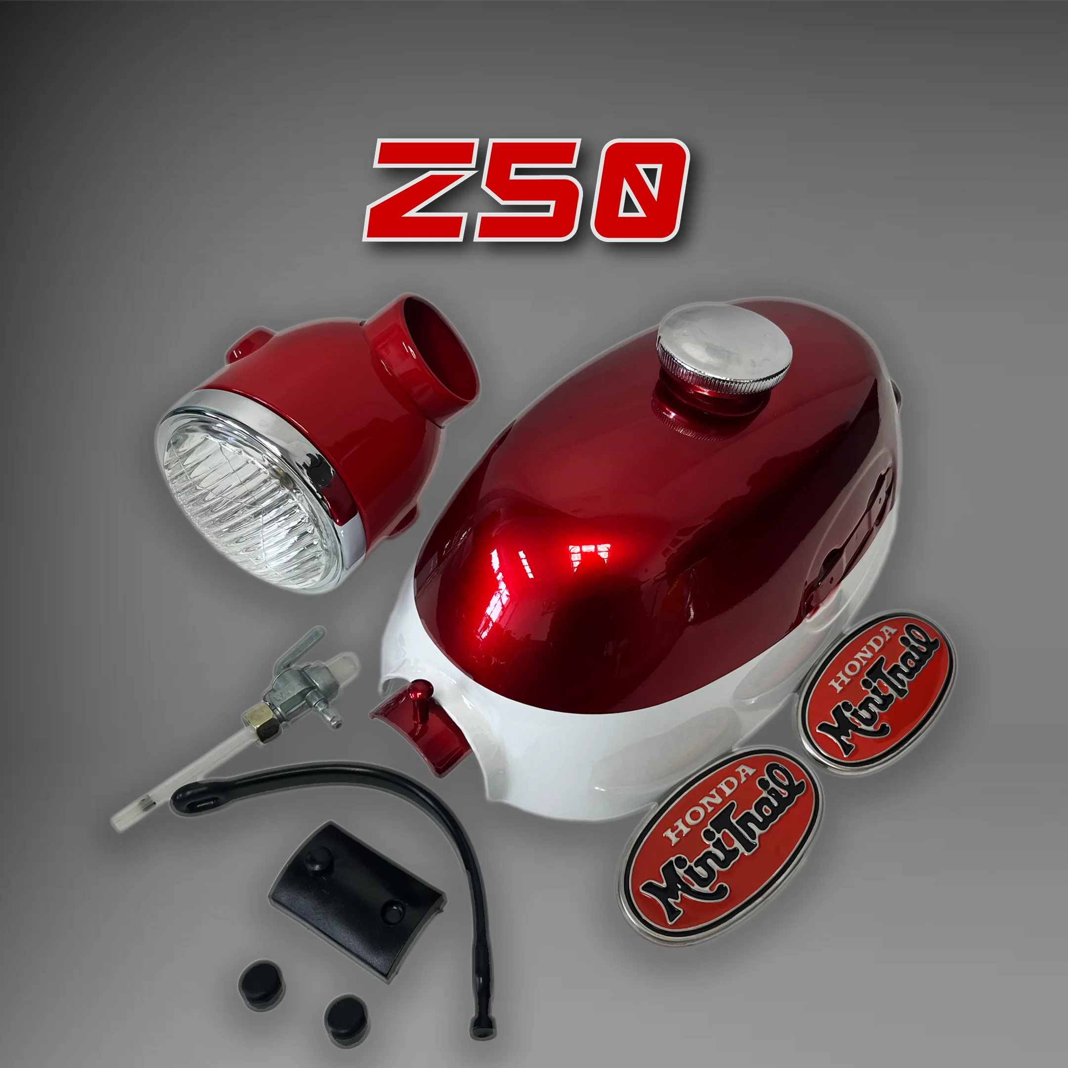 Monkey Z50 K2 Oil Tank Headlight Set Motorcycles Fuel Tank Kit for Z50 1967-1979