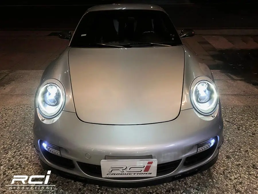 Lentille de budgétaire de lumière de sauna LED, Porsche 911, 997, 2005-2009